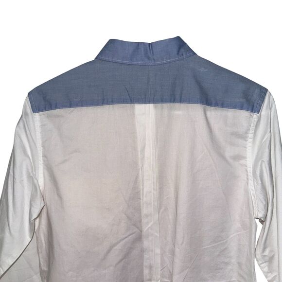 NWT GAP‎ Colorblock boyfriend shirt Size S - Picture 6 of 6